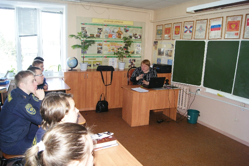 В школе № 70 состоялось очередное занятие кружка любителей русского языка